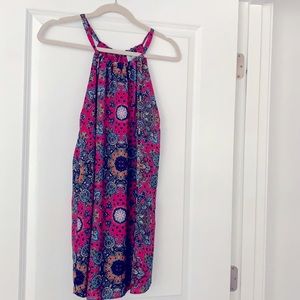 Veronica M Pink Medallion Dress